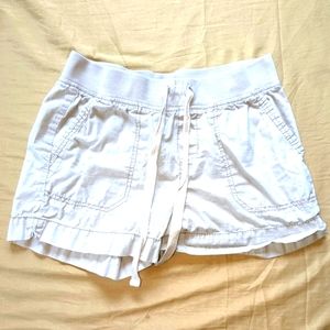 Women's Faded Glory White Summer Shorts Size 6